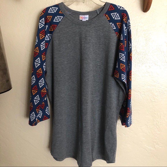 LuLaRoe Tops - LuLaRoe Randy top tribal triangle print